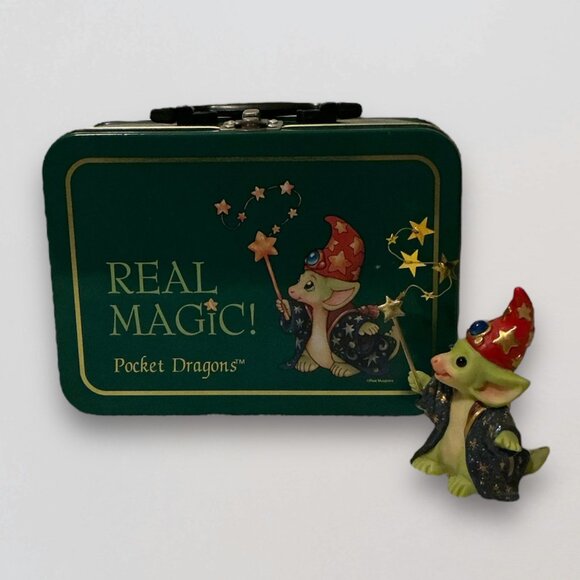 Whimsical World of Pocket Dragons Real Musgrave Real Magic 2003/2004 with Tin - Picture 1 of 15